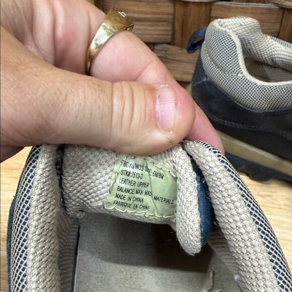 GBX Blue and Tan Sneakers - Picture 4 of 5